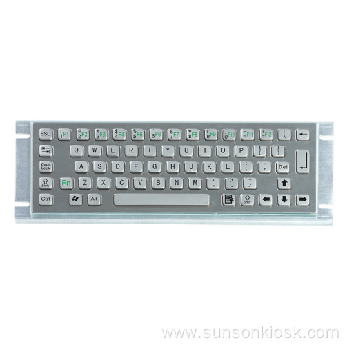 Waterproof IP65 Metal Keyboard for Information Kiosk